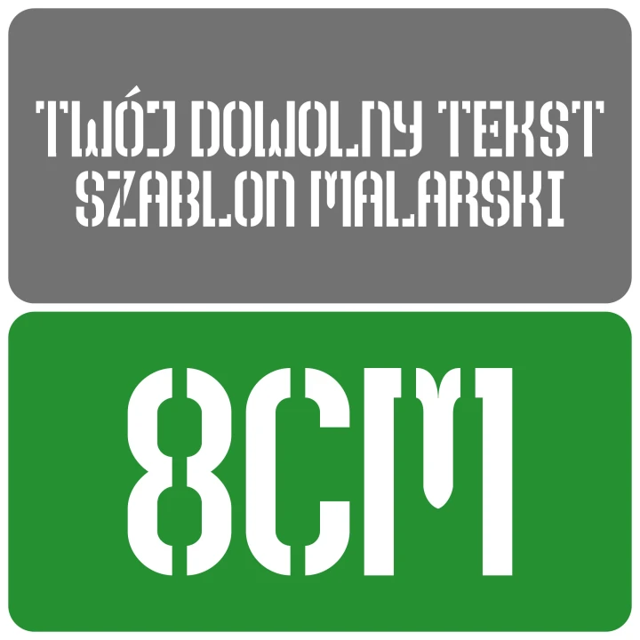 Szablon styl klasyczny 8cm