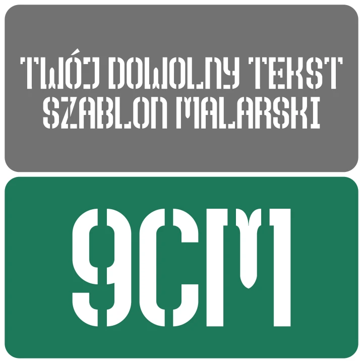 Szablon styl klasyczny 9cm