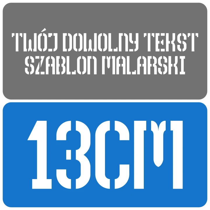 Szablon styl klasyczny 13cm