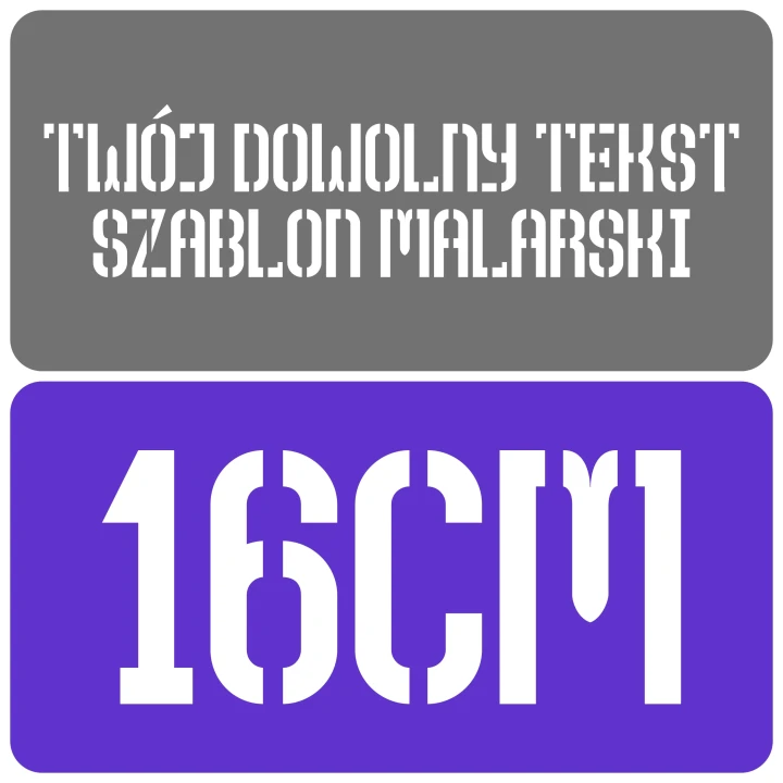 Szablon styl klasyczny 16cm