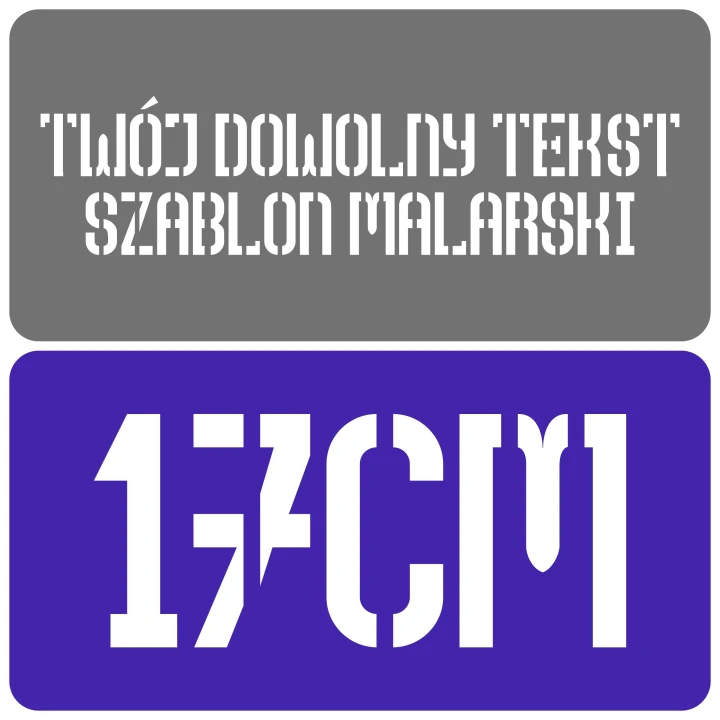 Szablon styl klasyczny 17cm