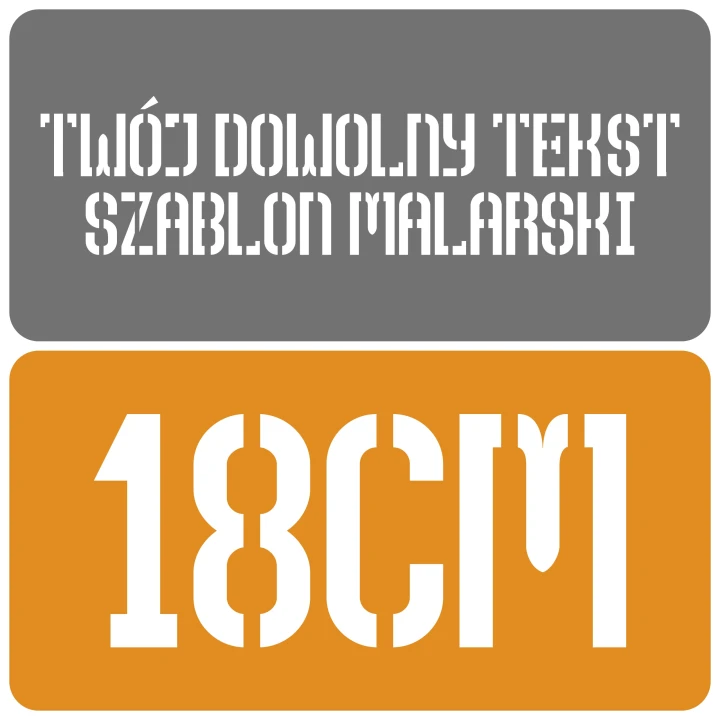 Szablon styl klasyczny 18cm
