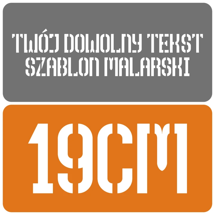 Szablon styl klasyczny 19cm
