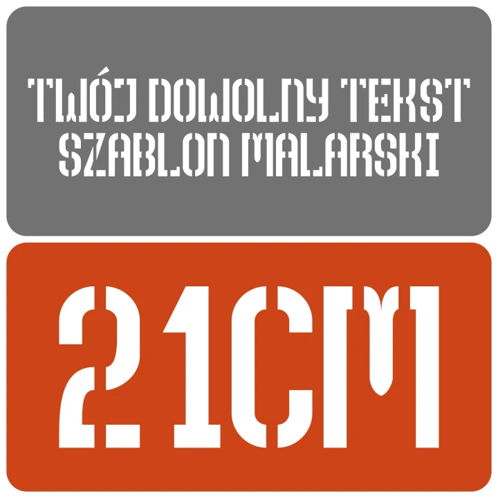 Szablon styl klasyczny 21cm