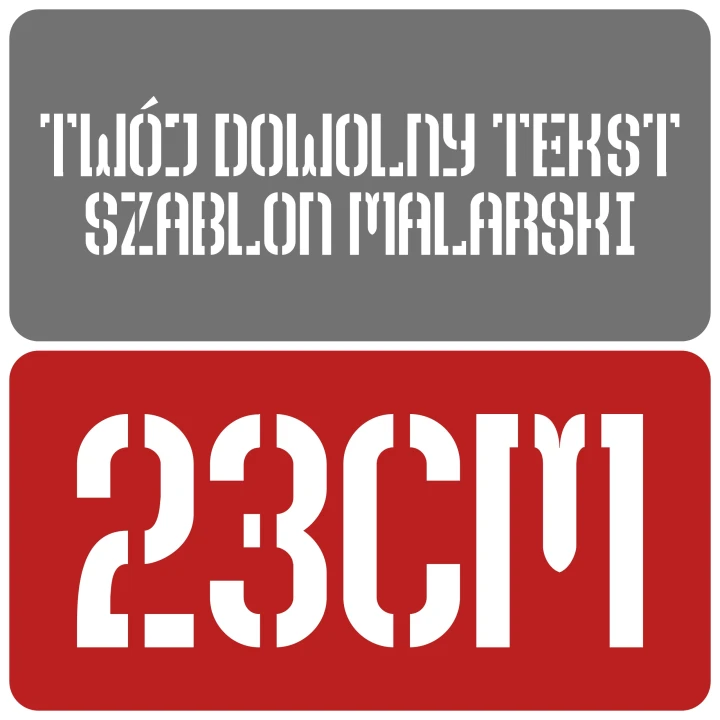 Szablon styl klasyczny 23cm