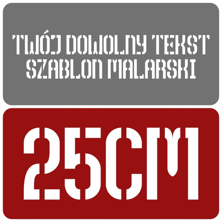 Szablon styl klasyczny 25cm