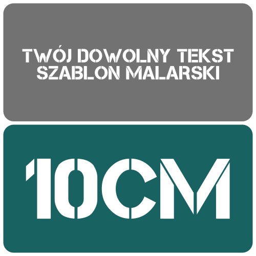 Szablon styl minimalistyczny 10cm