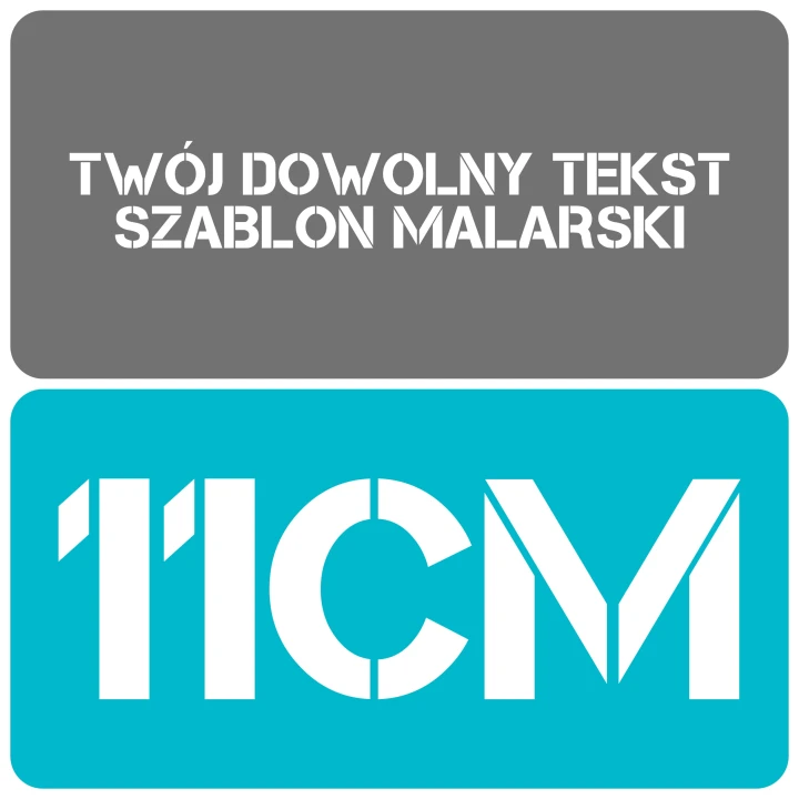 Szablon styl minimalistyczny 11cm