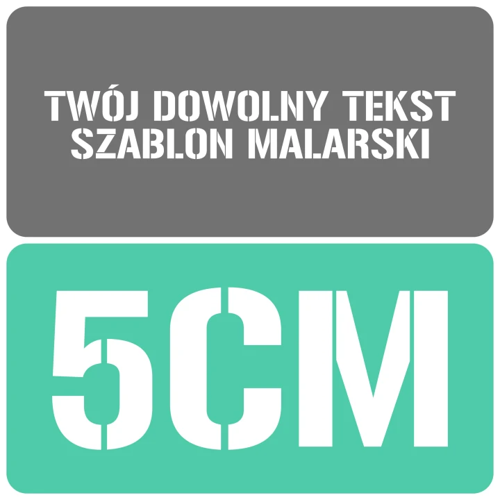 Szablon styl wojskowy 5cm