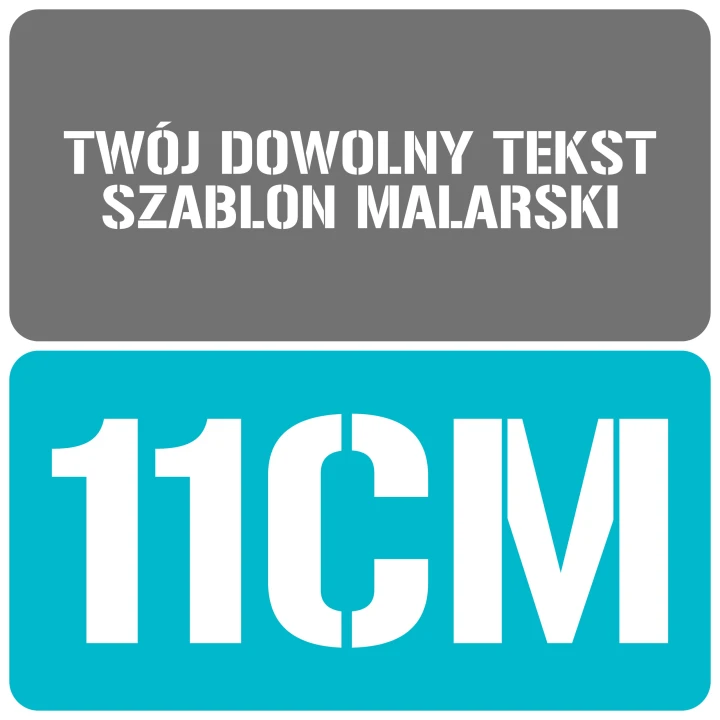 Szablon styl wojskowy 11cm
