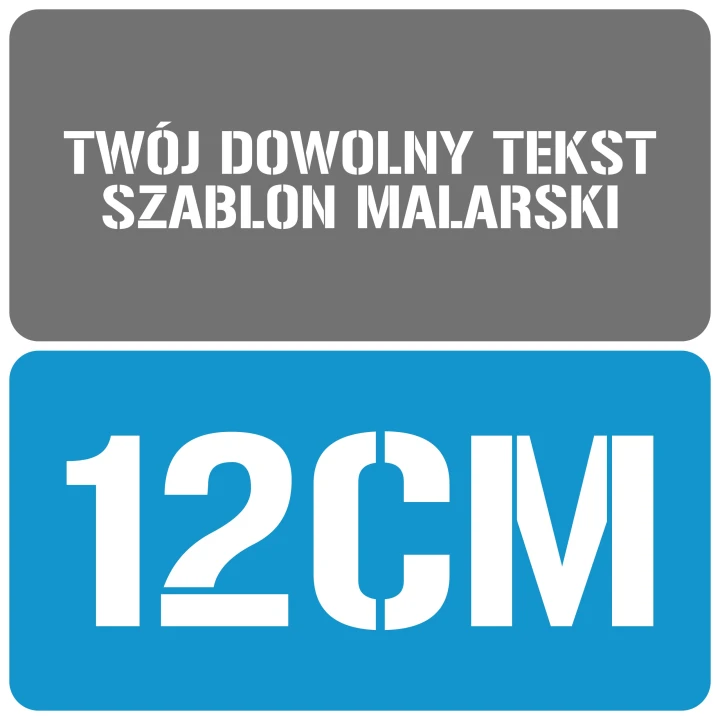 Szablon styl wojskowy 12cm