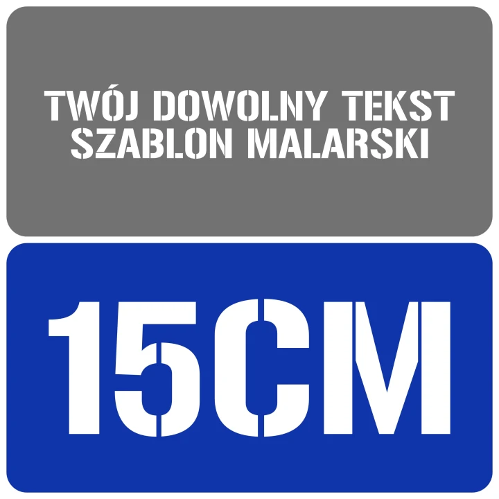 Szablon styl wojskowy 15cm