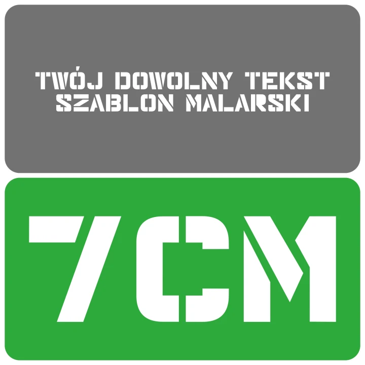 Szablon styl nowoczesny 7cm