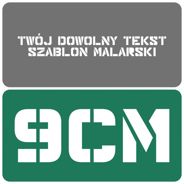 Szablon styl nowoczesny 9cm