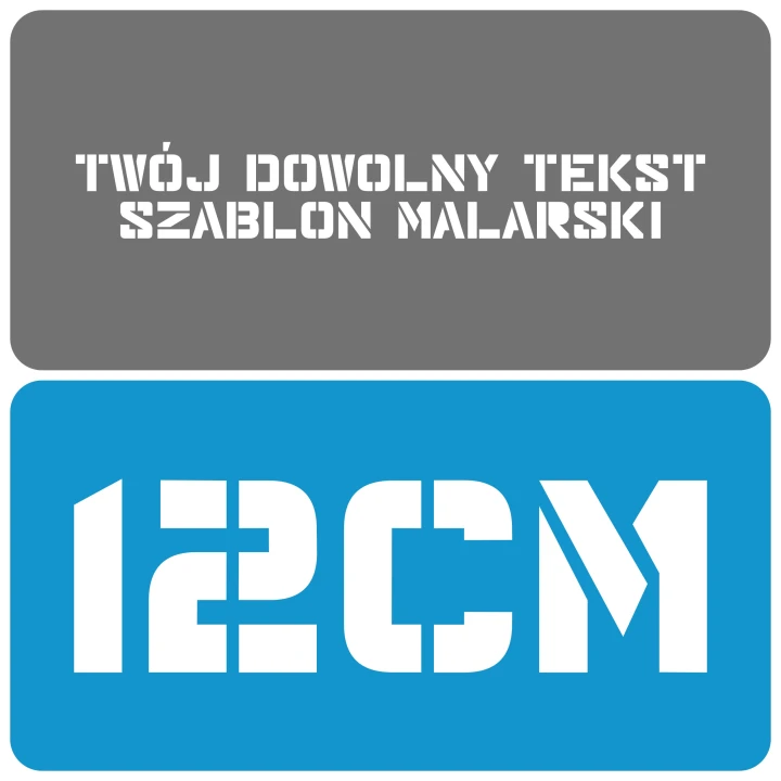 Szablon styl nowoczesny 12cm