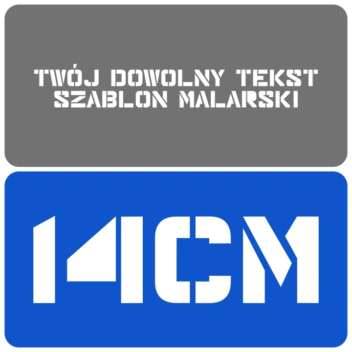 Szablon styl nowoczesny 14cm