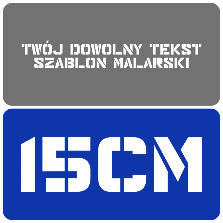 Szablon styl nowoczesny 15cm