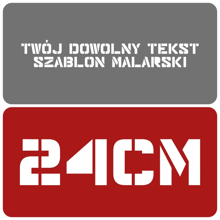 Szablon styl nowoczesny 24cm