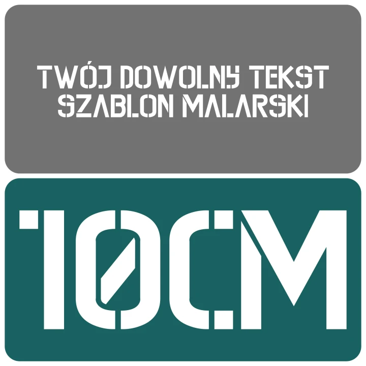 Szablon styl kontrastowy 10cm