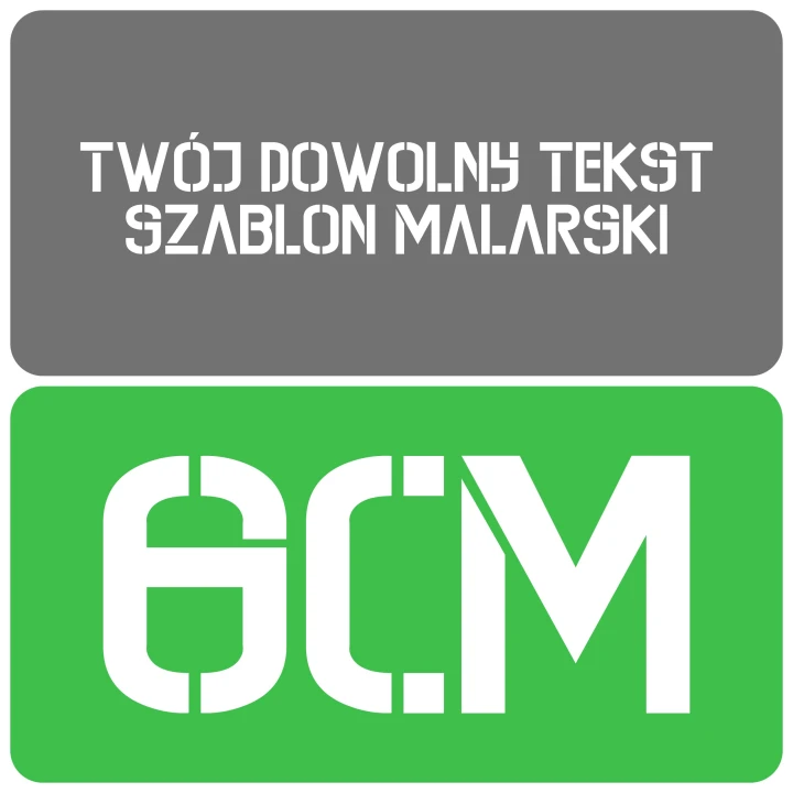 Szablon styl kontrastowy 6cm