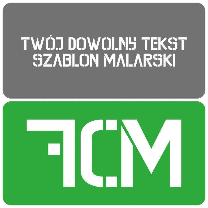 Szablon styl kontrastowy 7cm
