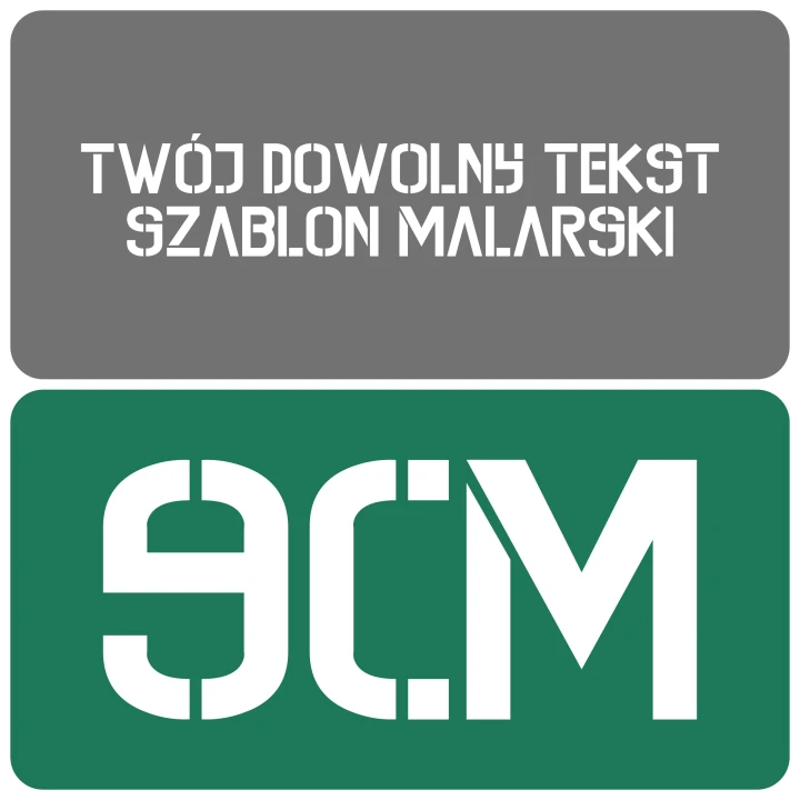 Szablon styl kontrastowy 9cm