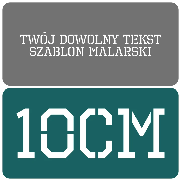 Szablon styl industrialny 10cm