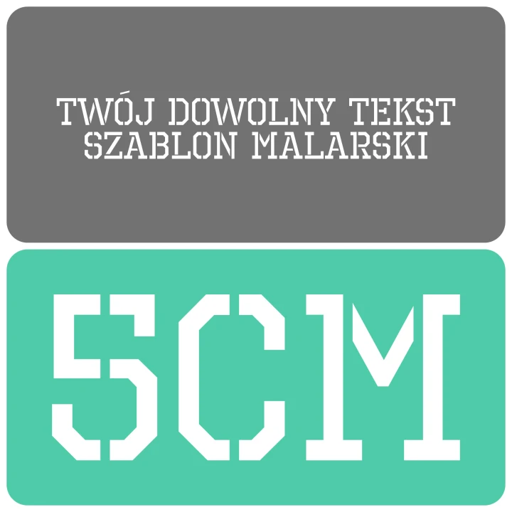 Szablon styl industrialny 5cm