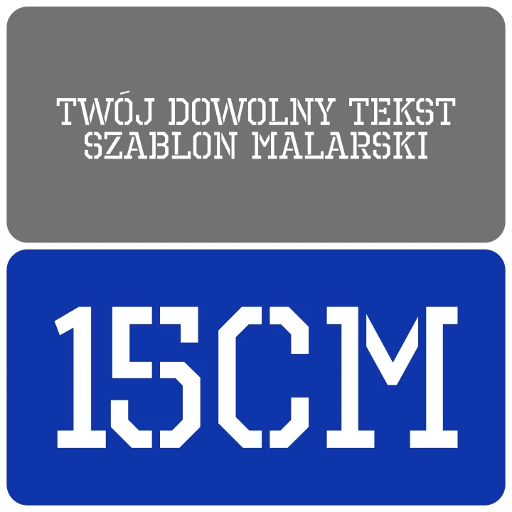 Szablon styl industrialny 15cm