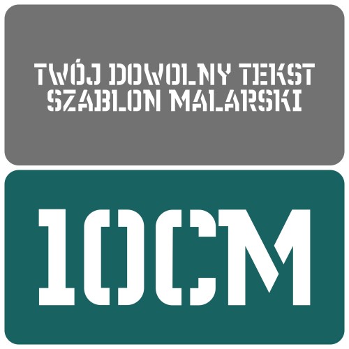 Szablon styl gotycki 10cm