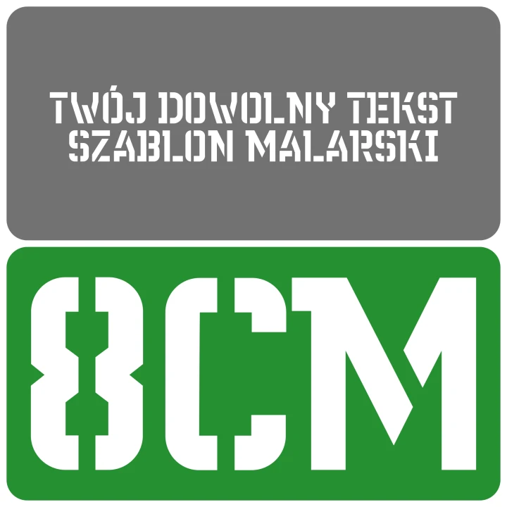 Szablon styl gotycki 8cm