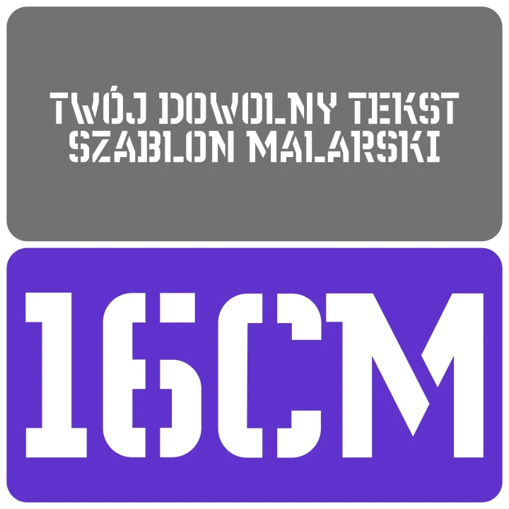 Szablon styl gotycki 16cm