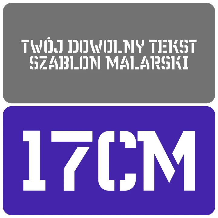 Szablon styl gotycki 17cm
