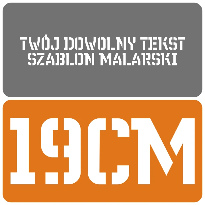 Szablon styl gotycki 19cm