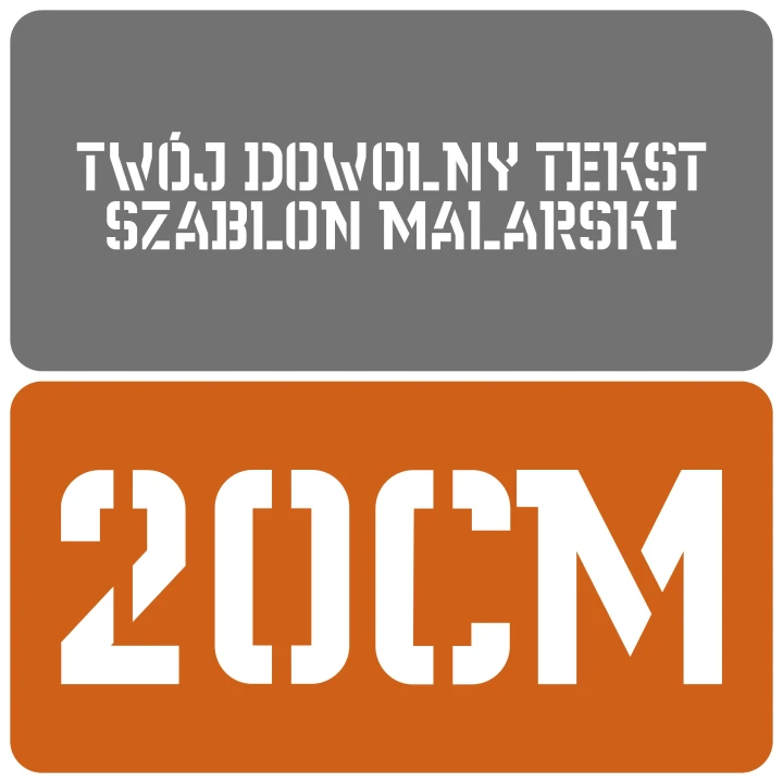 Szablon styl gotycki 20cm