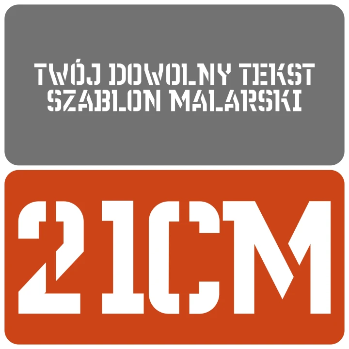 Szablon styl gotycki 21cm