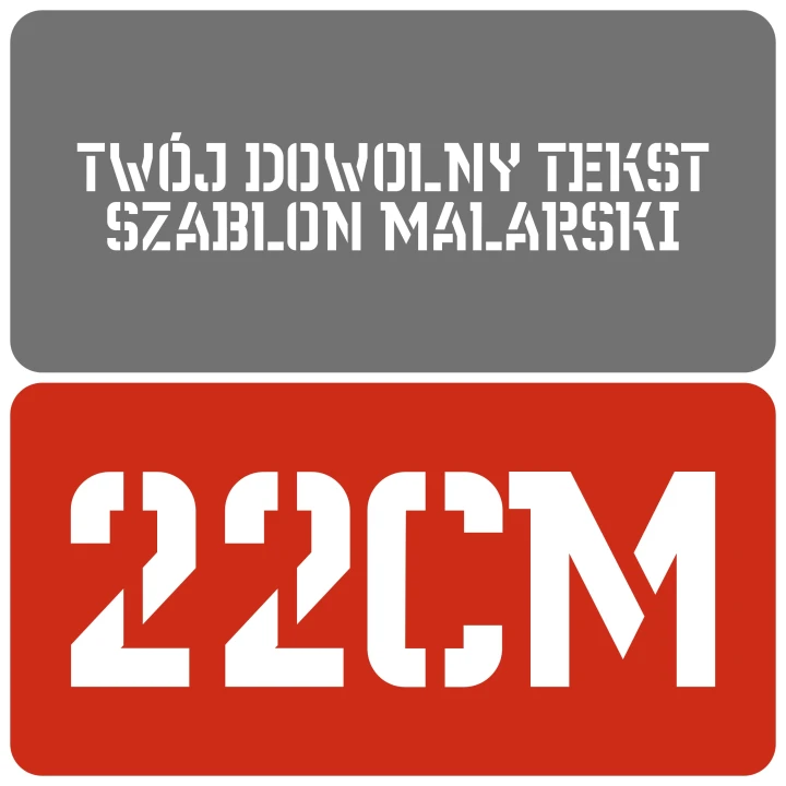 Szablon styl gotycki 22cm