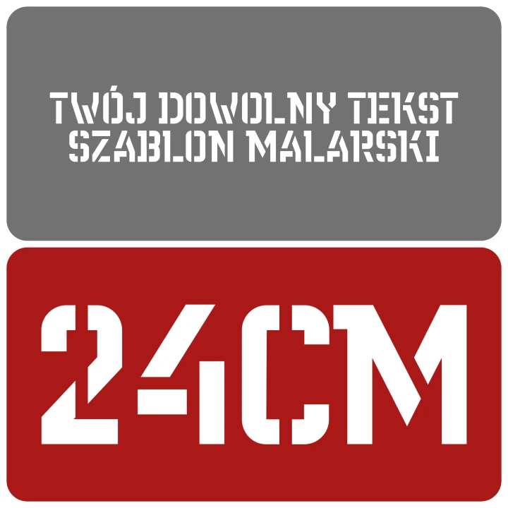 Szablon styl gotycki 24cm