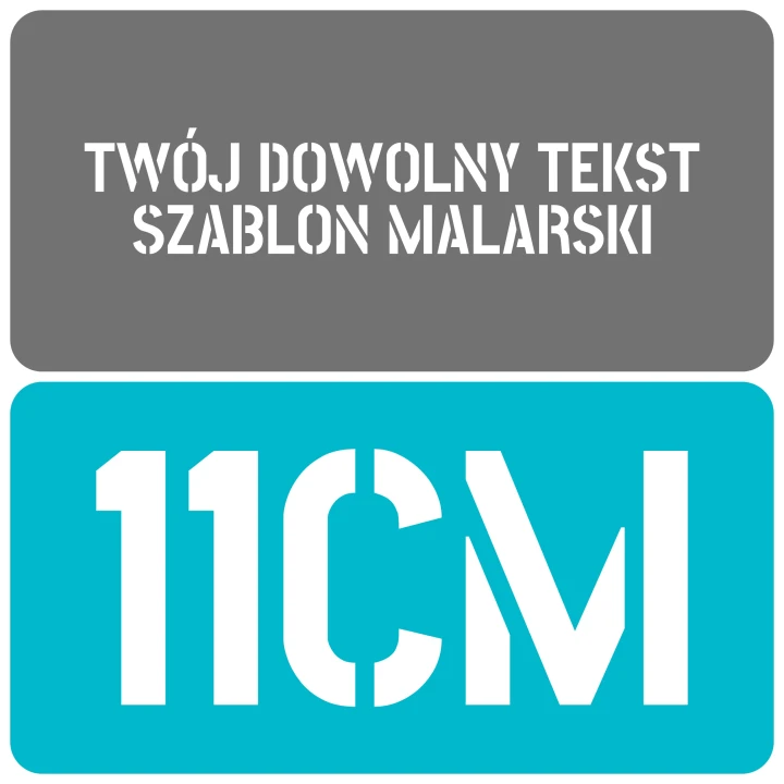 Szablon czcionka Stick No Bills 11cm