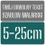 Szablon malarski - BSS - rozmiary 5-25cm