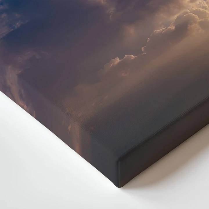 Obraz na płótnie canvas Zachód słońca realistyczny