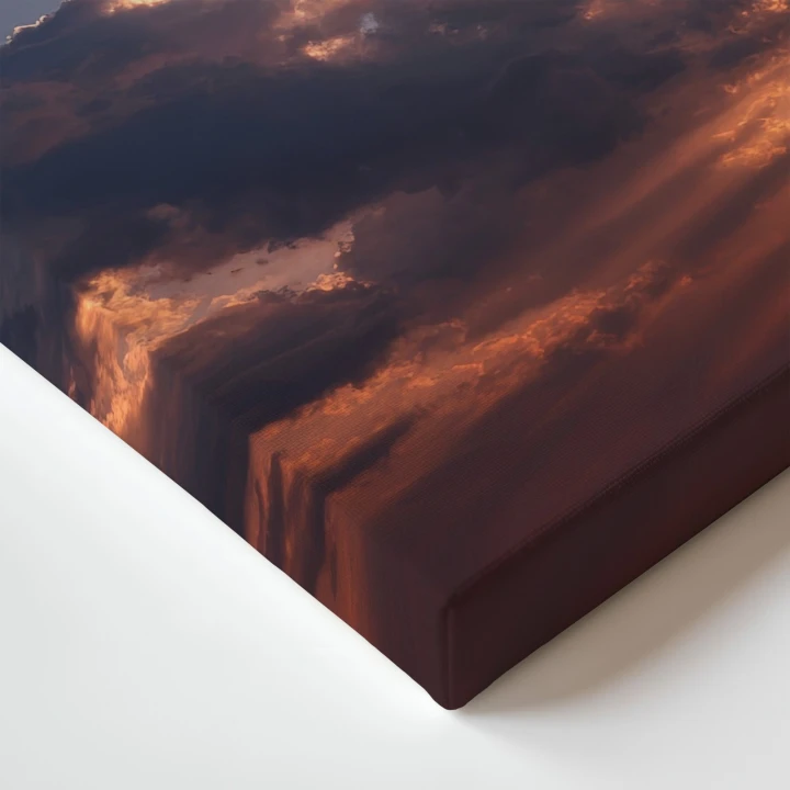 Obraz na płótnie canvas Zachód słońca realistyczny