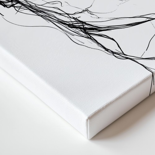 Obraz na płótnie canvas Portret kobiety line-art