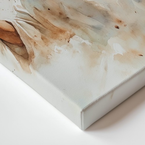 Obraz na płótnie canvas Mężczyzna w białej szacie akwarela