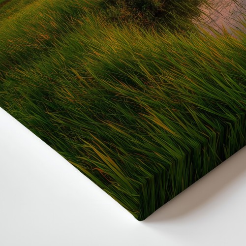 Obraz na płótnie canvas Pola ryżowe realistyczny