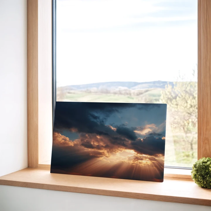 Obraz na płótnie canvas Promienie słońca realistyczny