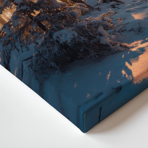 Obraz na płótnie canvas Zimowy las realistyczny