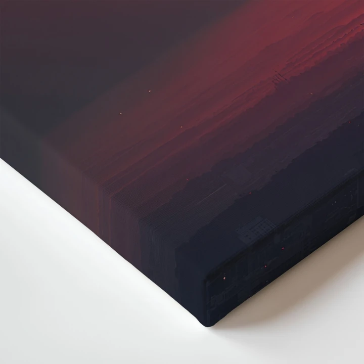 Obraz na płótnie canvas Wieże przy zachodzie realistyczny