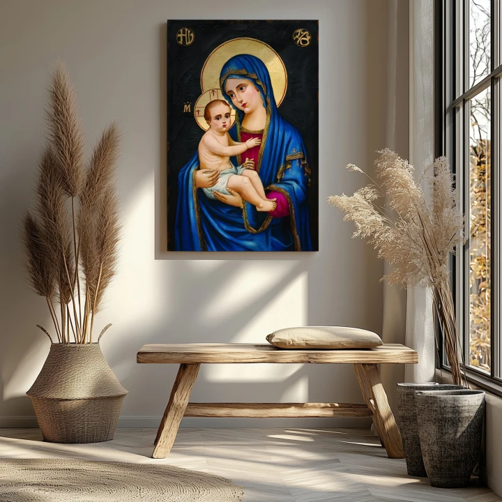 Obraz na płótnie canvas Madonna z Dzieciątkiem klasyczny
