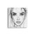 Obraz na płótnie canvas Portret kobiety line-art